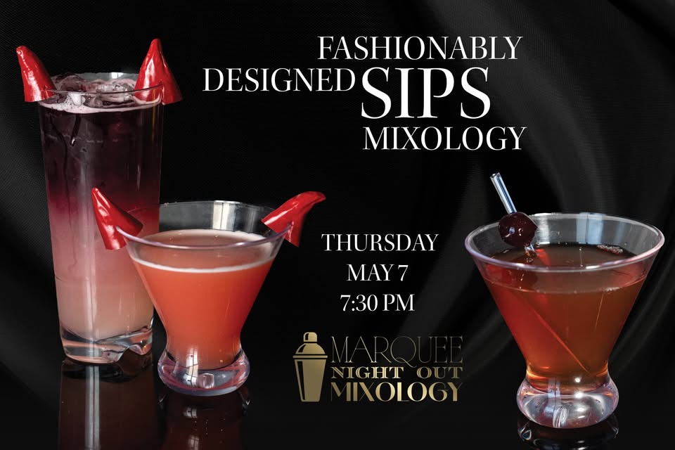 Fashionably Designed Sips Mixology Tasting