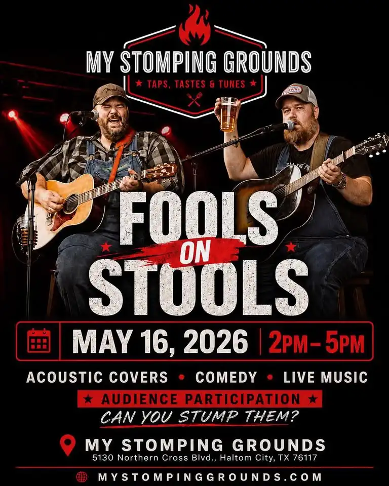 FOOLS ON STOOLS @ MY STOMPING GROUNDS
