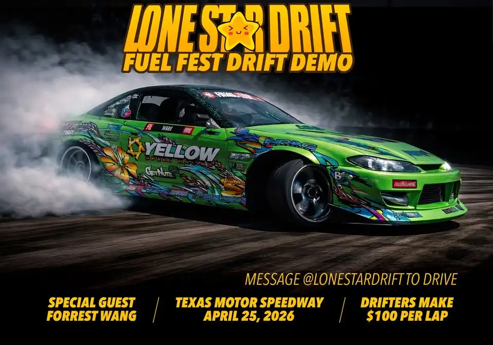 Fuel Fest + Lone Star Drift @ Texas Motor Speedway paid ride along event