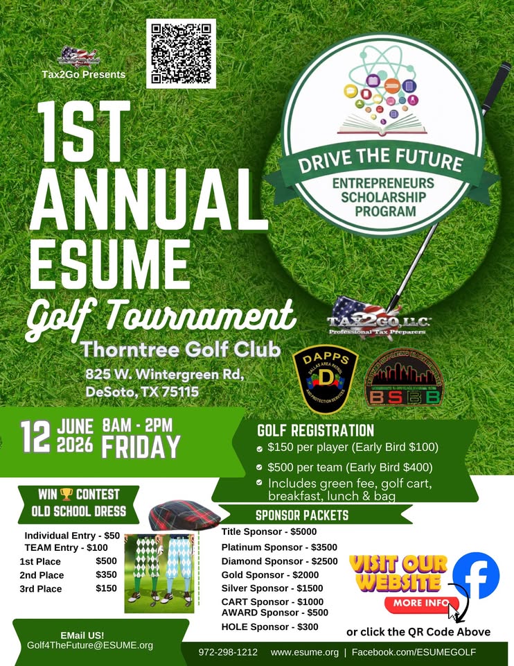 1st Annual ESUME Golf Tournament
