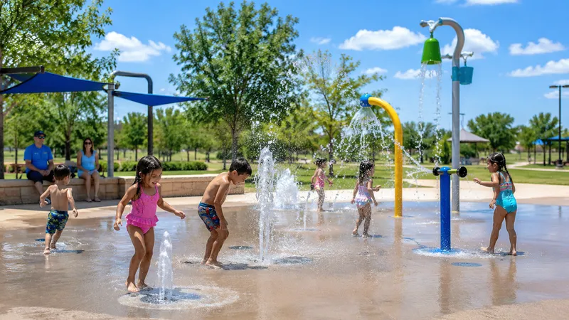 Are There Any Free Splash Pads Near Plano Open Today?