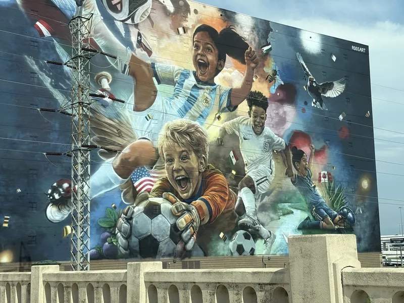 One Field, Infinite Smiles: Exploring Dallas' Largest Public Mural
